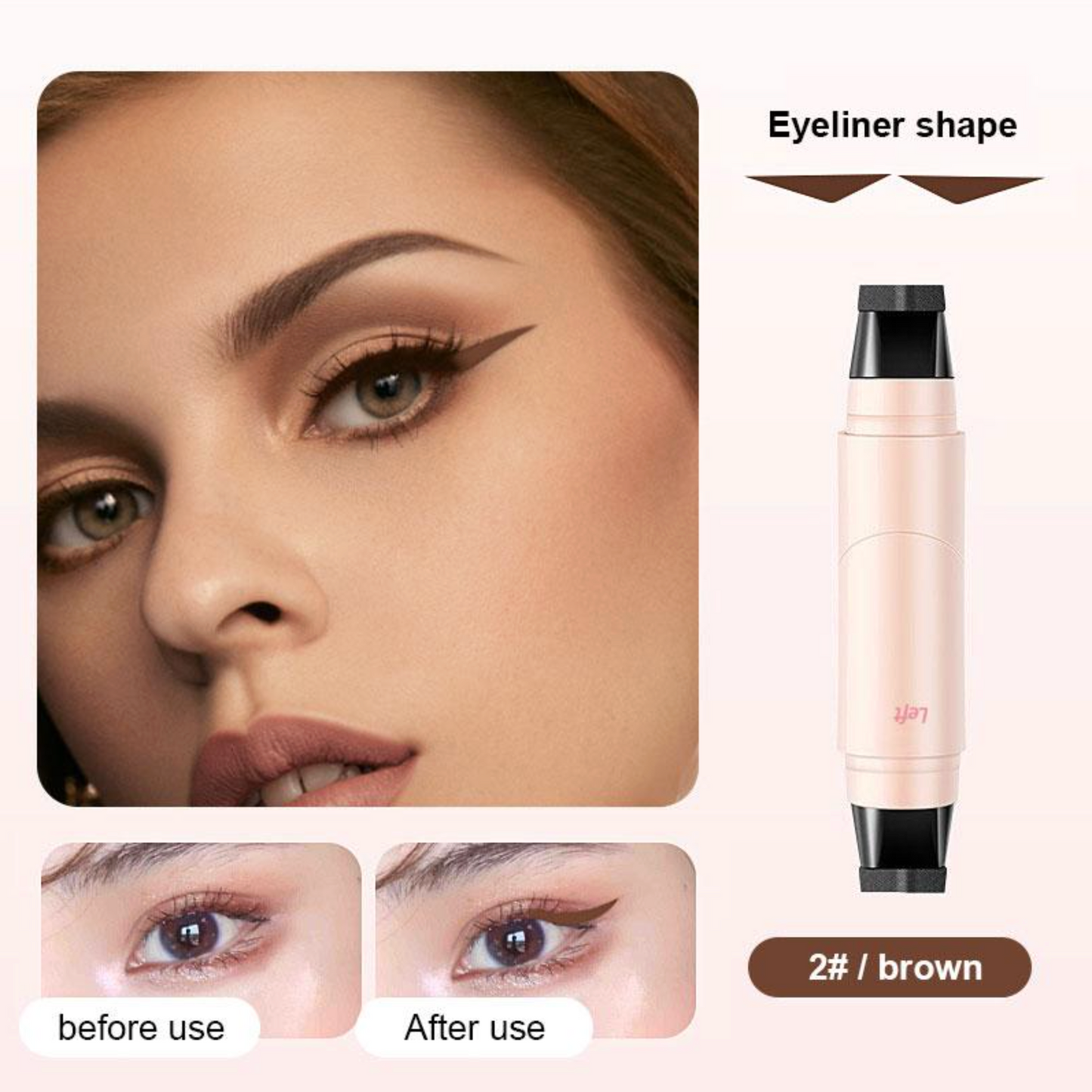 Rotatable Eyeliner Stamp Pen