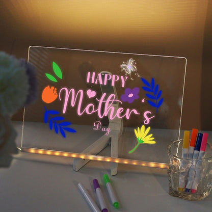 لوحة رسم مضيئة بألوان LED